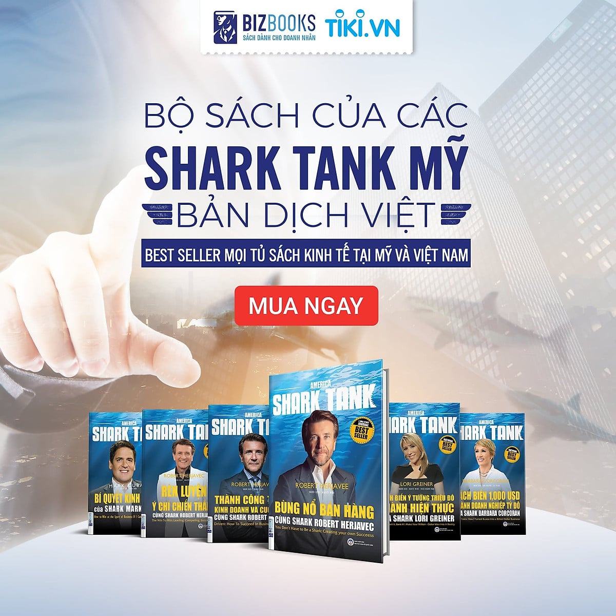 Bộ sách Sharktank: Mưu lược trong kinh doanh (tặng kèm Boxset)