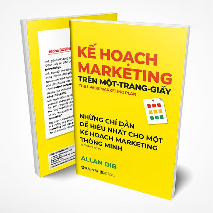 Kế hoạch marketing trên 1 trang giấy3